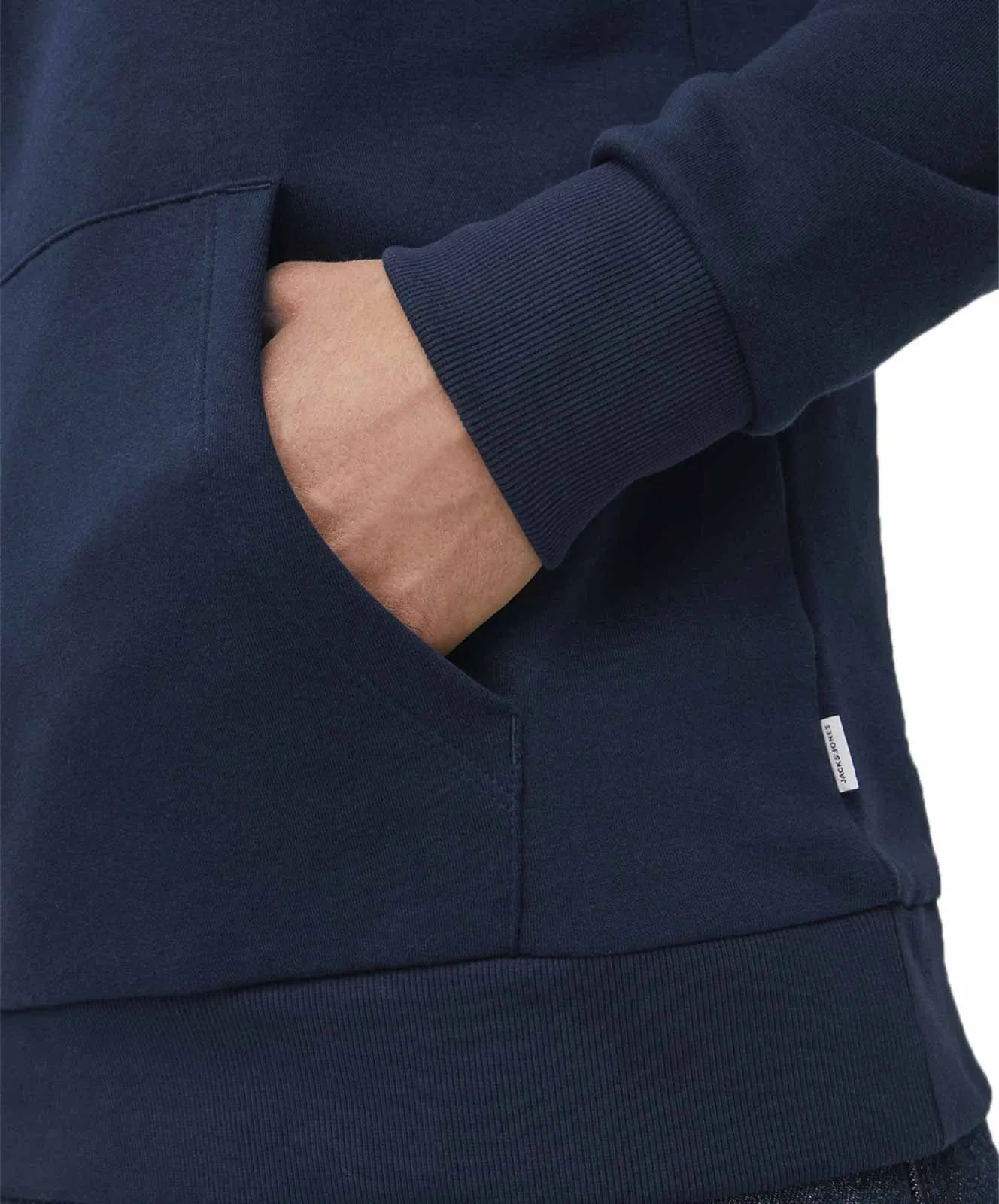 Herren Pullover Corp Logo Sweat Hood von Jack & Jones in Navy Blazer