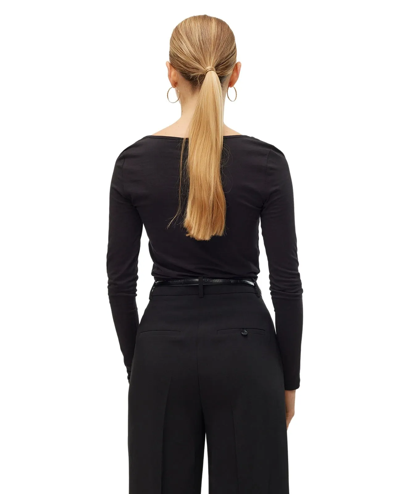 Damen Shirt Maxi My Soft von Vero Moda in Black