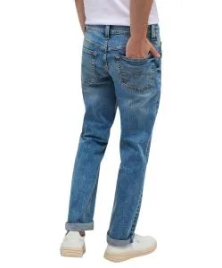 Mustang Tramper Straight Jeans in heller Used Waschung