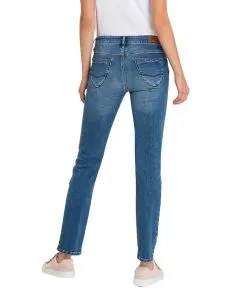 Cross Damen Jeans Regular Fit Rose in hellem Blue Used 