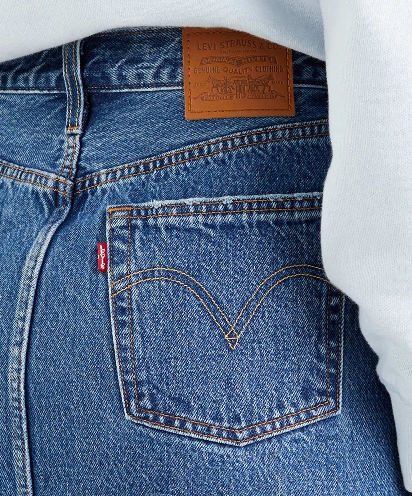 Damen Rock Deconstruted Skirt von Levis in Troy Tricks