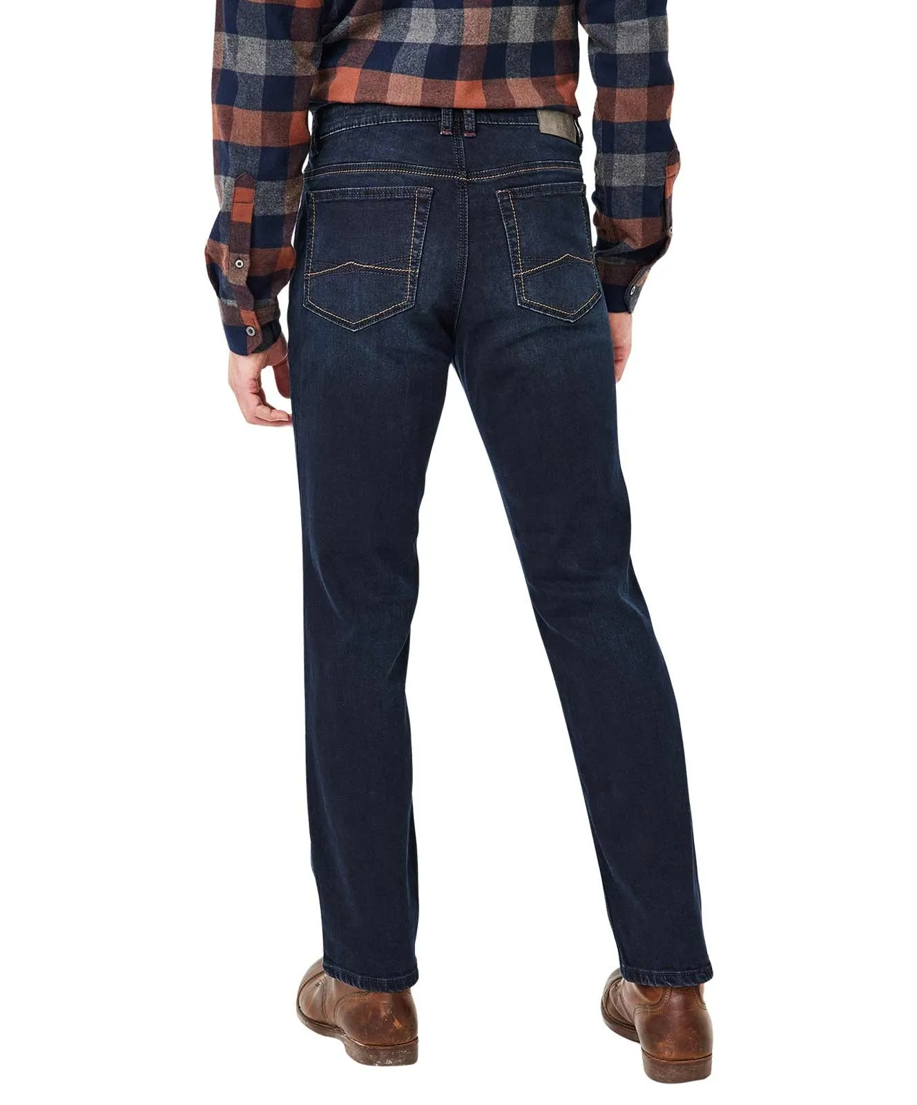 Herren Jeans Ranger Pipe von Paddocks in Dark Blue Overdyed Black Used