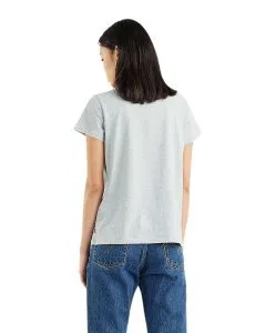 Levi's T-Shirt Perfect Tee mit Batwing- Logo in Grau