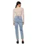 Damen Jeans Bella von Pieces in Light Blue