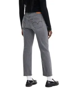 Levi's Crop 501 Jeans mit ⅞ Lange in Grau