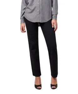 Wrangler Straight Jeans in Schwarz mit mittelhohem Bund
