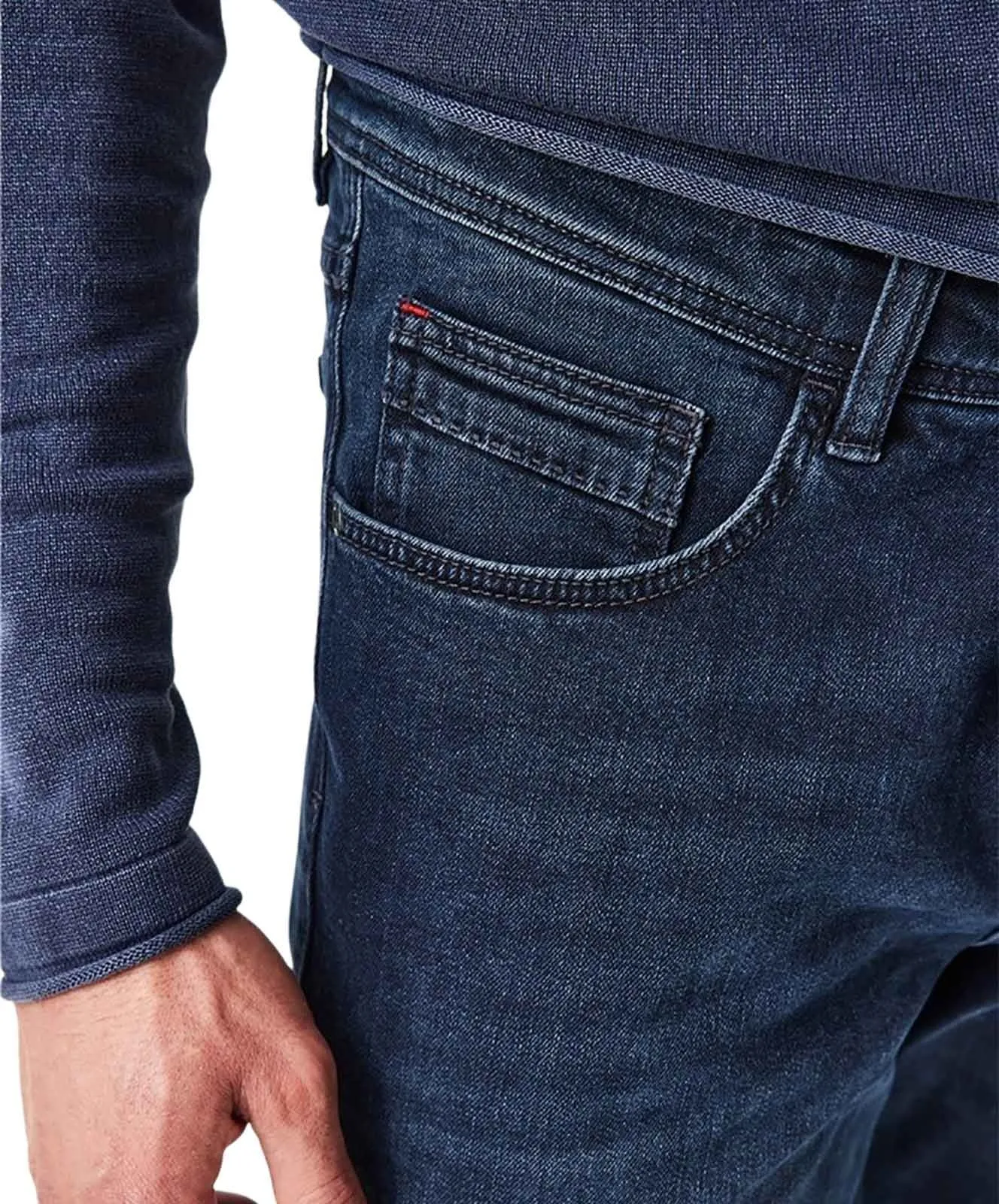 Herren Jeans Ranger Pipe von Paddocks in Dark Blue Overdyed Black Used