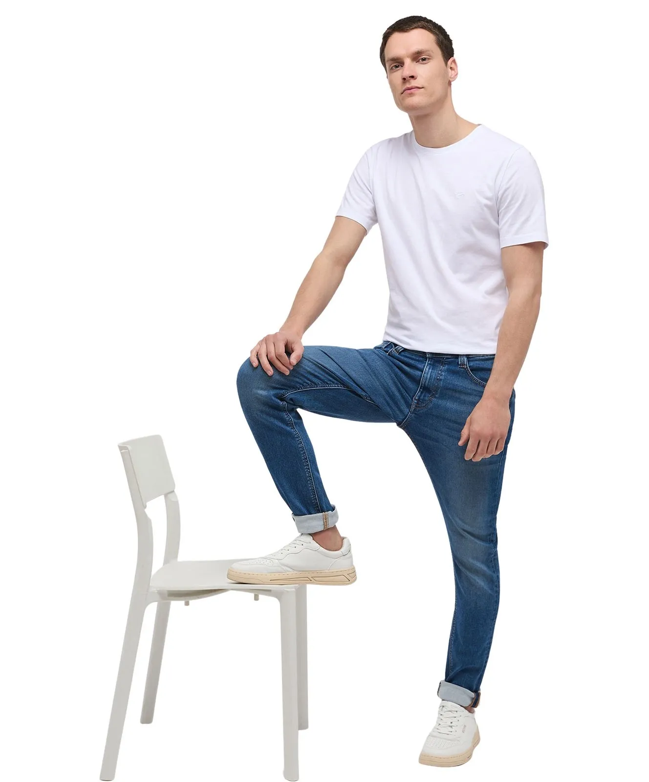 Herren Jeans Oregon Slim K von Mustang in Mittelblau
