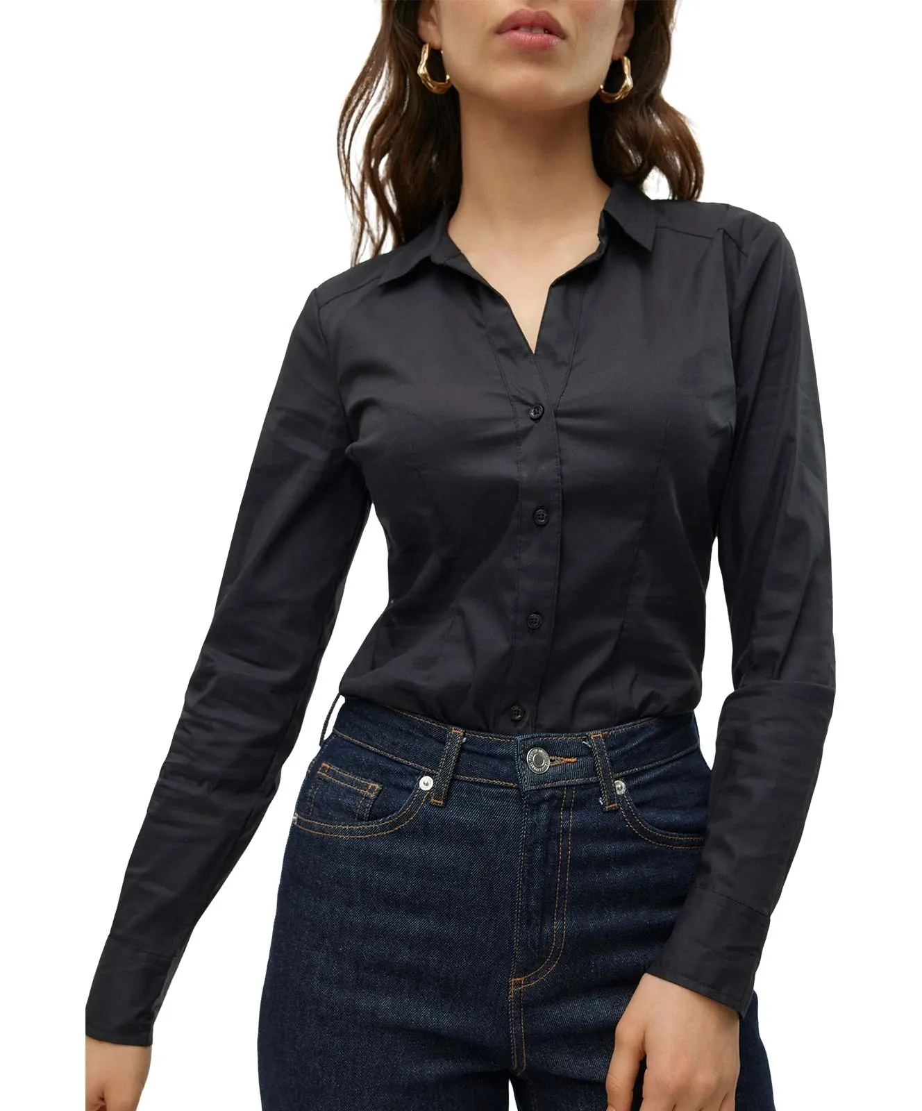 Damen Bluse Lady G-String Shirt von Vero Moda in Black