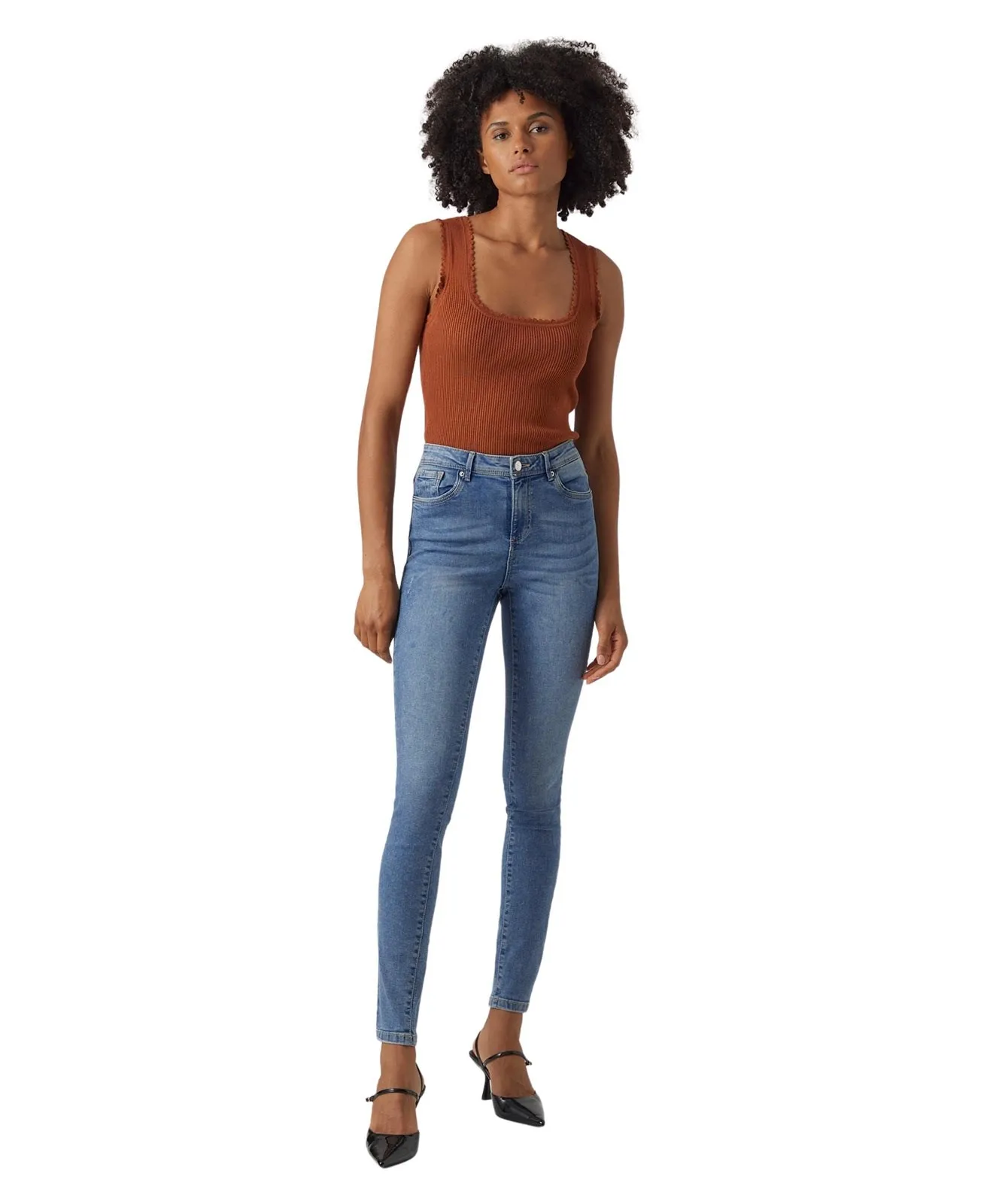 Damen Jeans Tanya von Vero Moda in Medium Blue