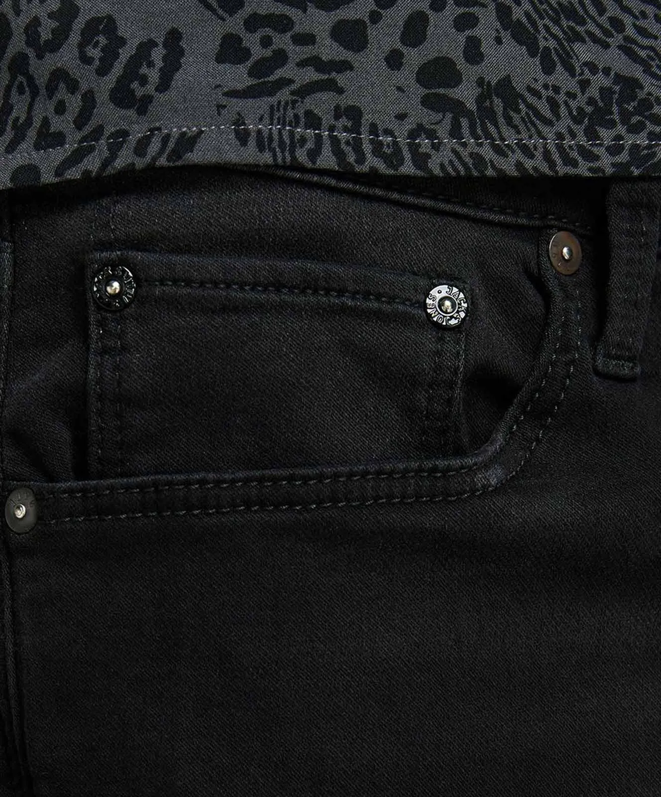Herren Jeans Rick Icon von Jack & Jones in Black Denim