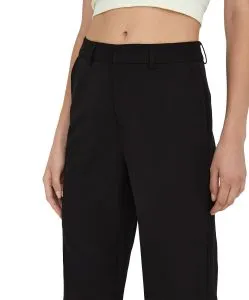 ONLY Hose mit weitem Bein in Schwarz