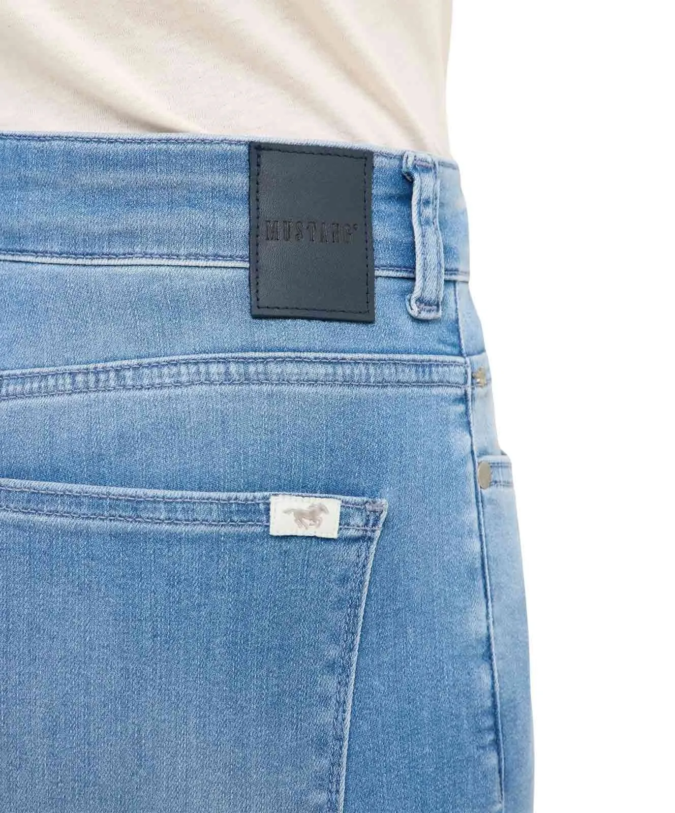 Damen Jeans Madison Wide von Mustang in Blue