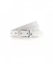 Damen Gürtel 25mm Ledergürtel mit Schließe von Mustang in White