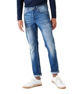 Garcia Rocko Slim fit Jeans in blauer Vintage-Waschung