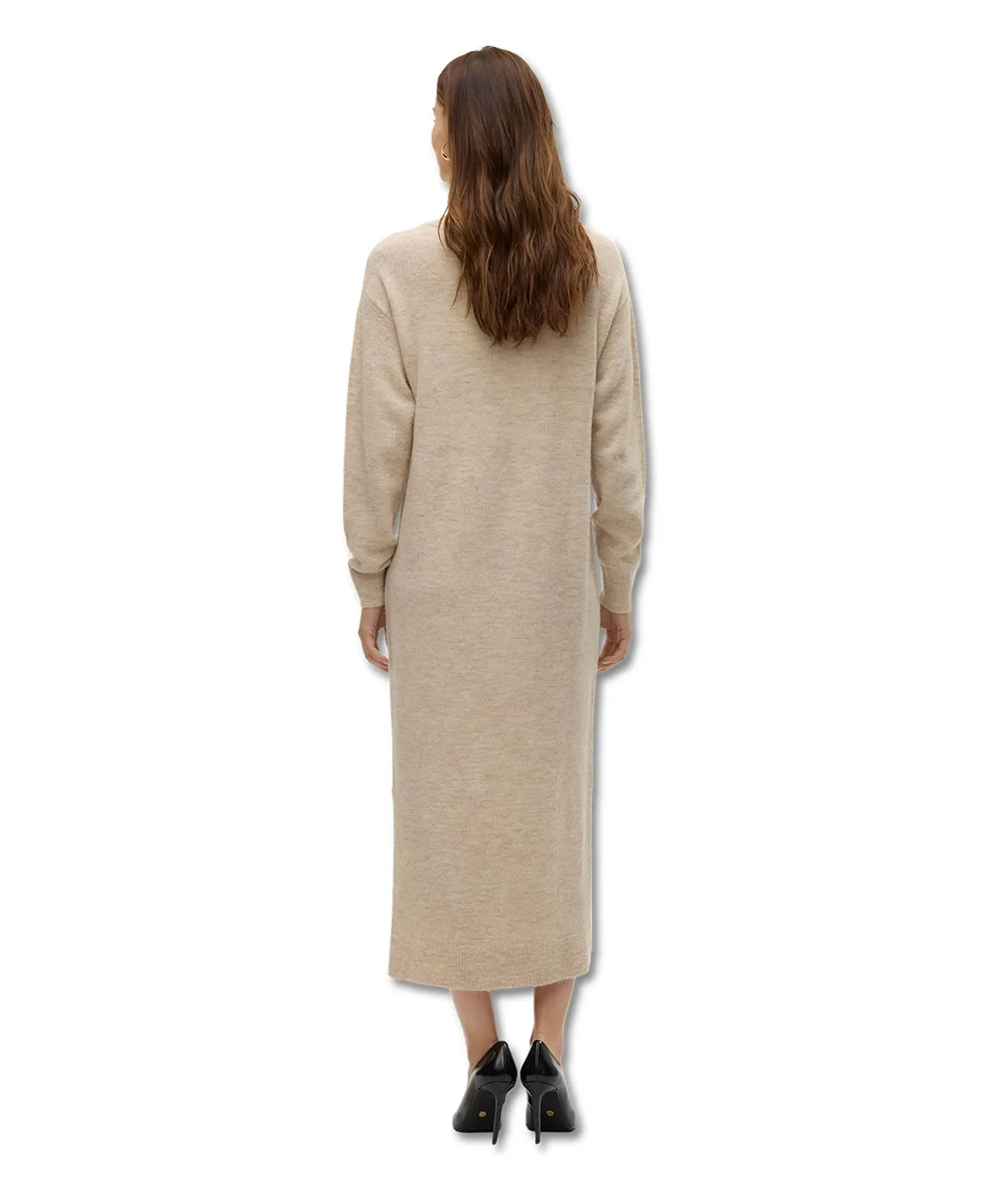 Damen Kleid Lefile von Vero Moda in Birch W. MELANGE