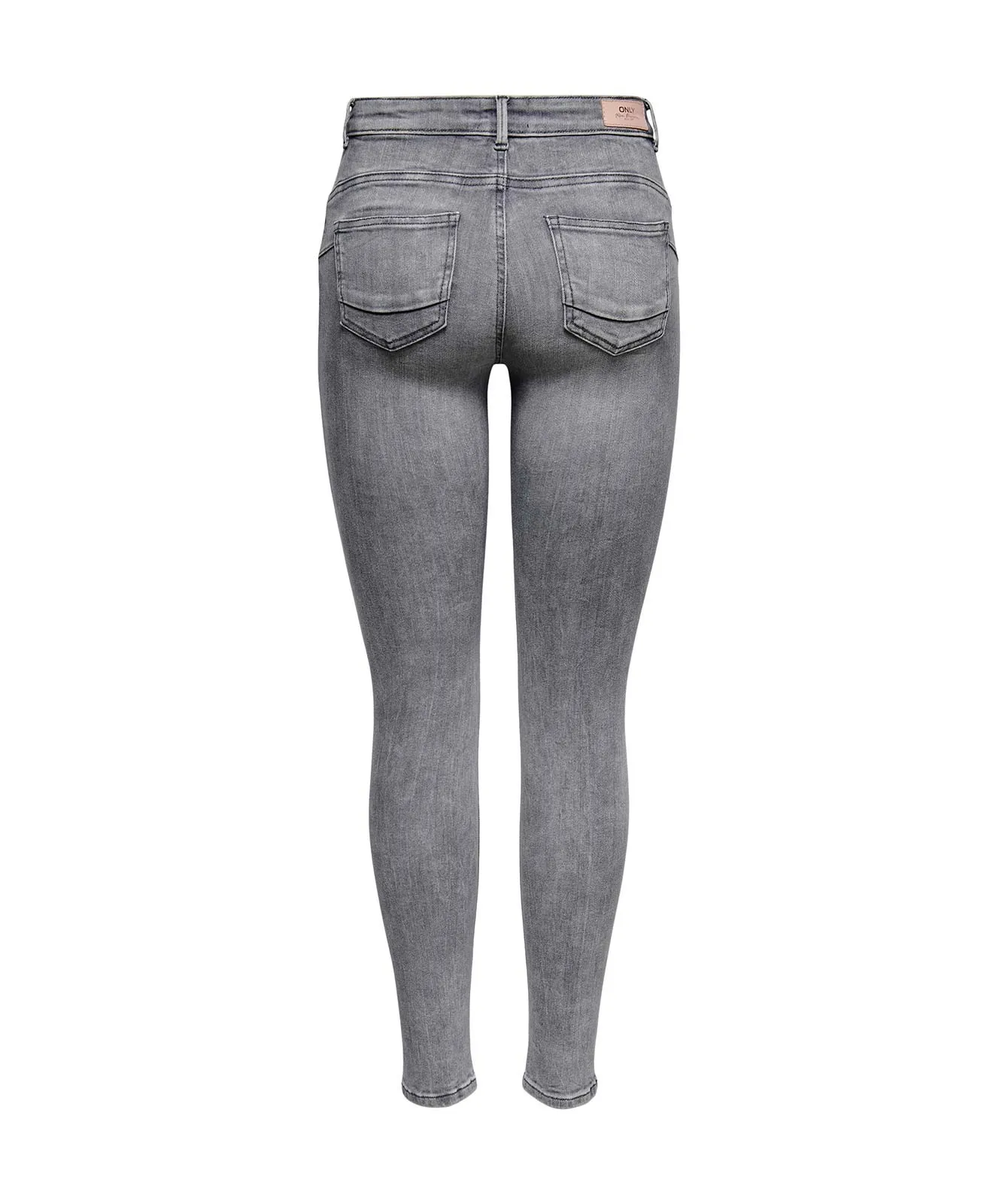 Damen Jeans Power Push Up von Only in Grey Denim