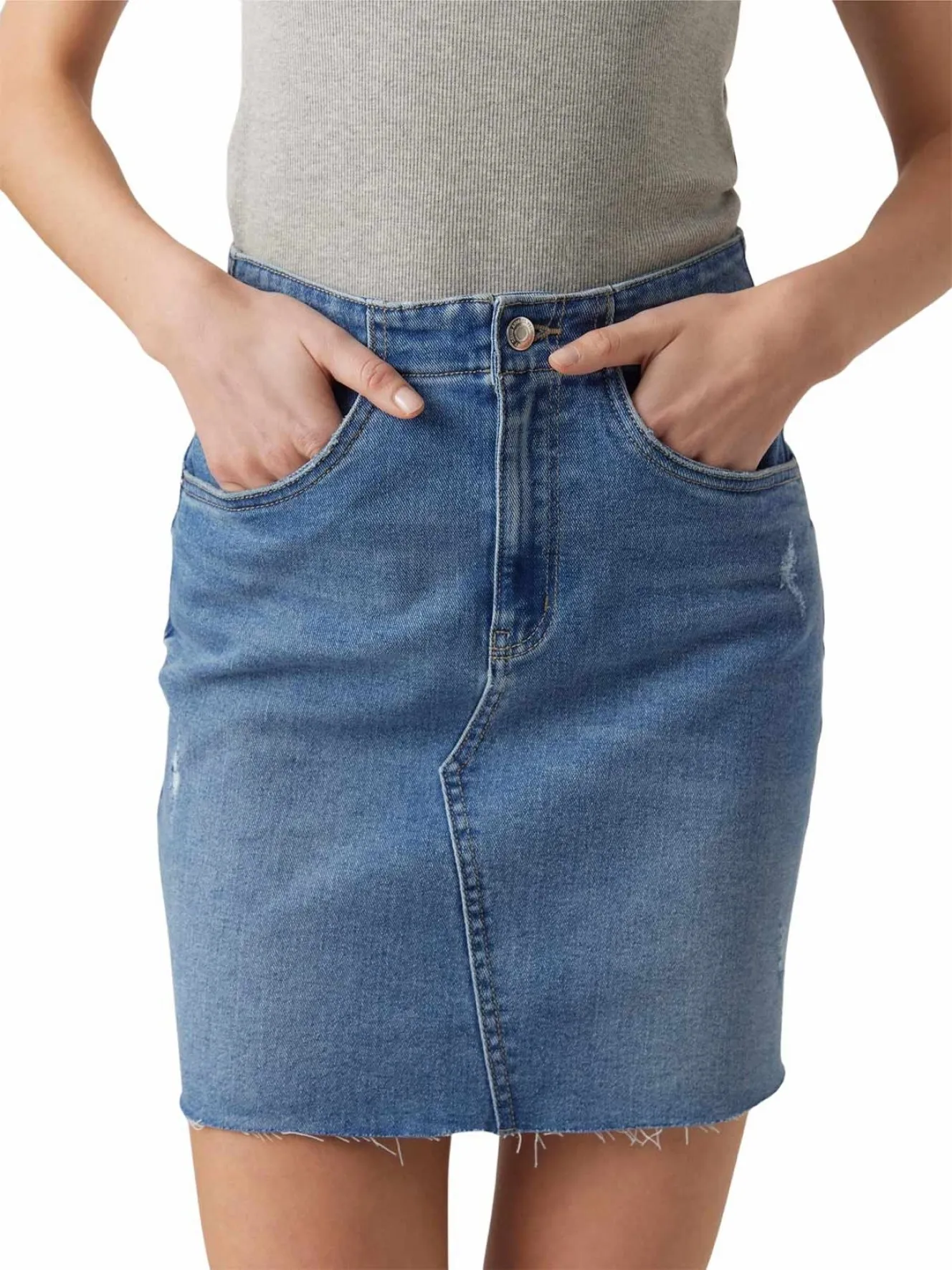 Damen Rock Rosie von Vero Moda in Medium Blue