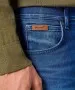 Herren Jeans Texas Slim von Wrangler in Blue Jam