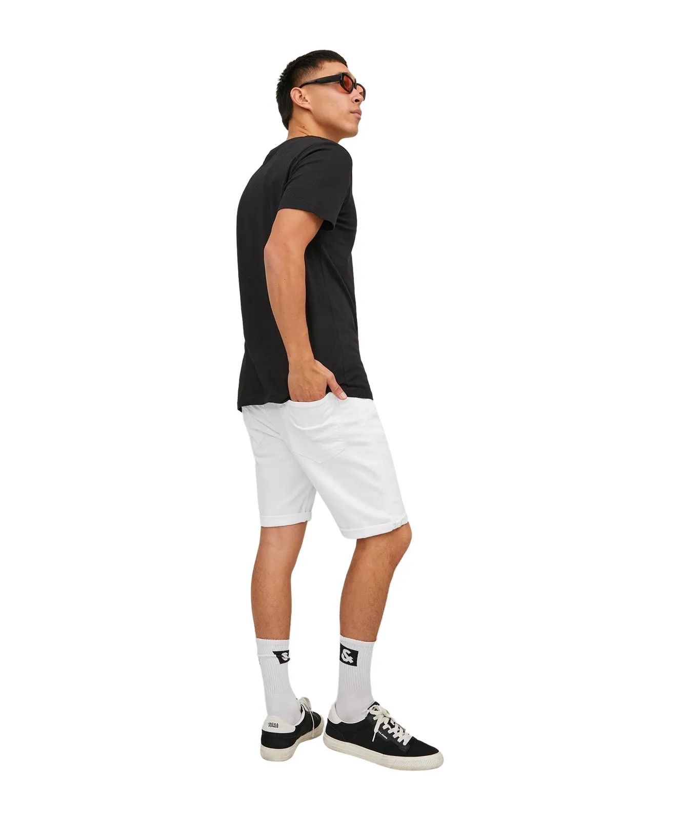 Herren Jeans Rick Icon Ama von Jack & Jones in Bright White
