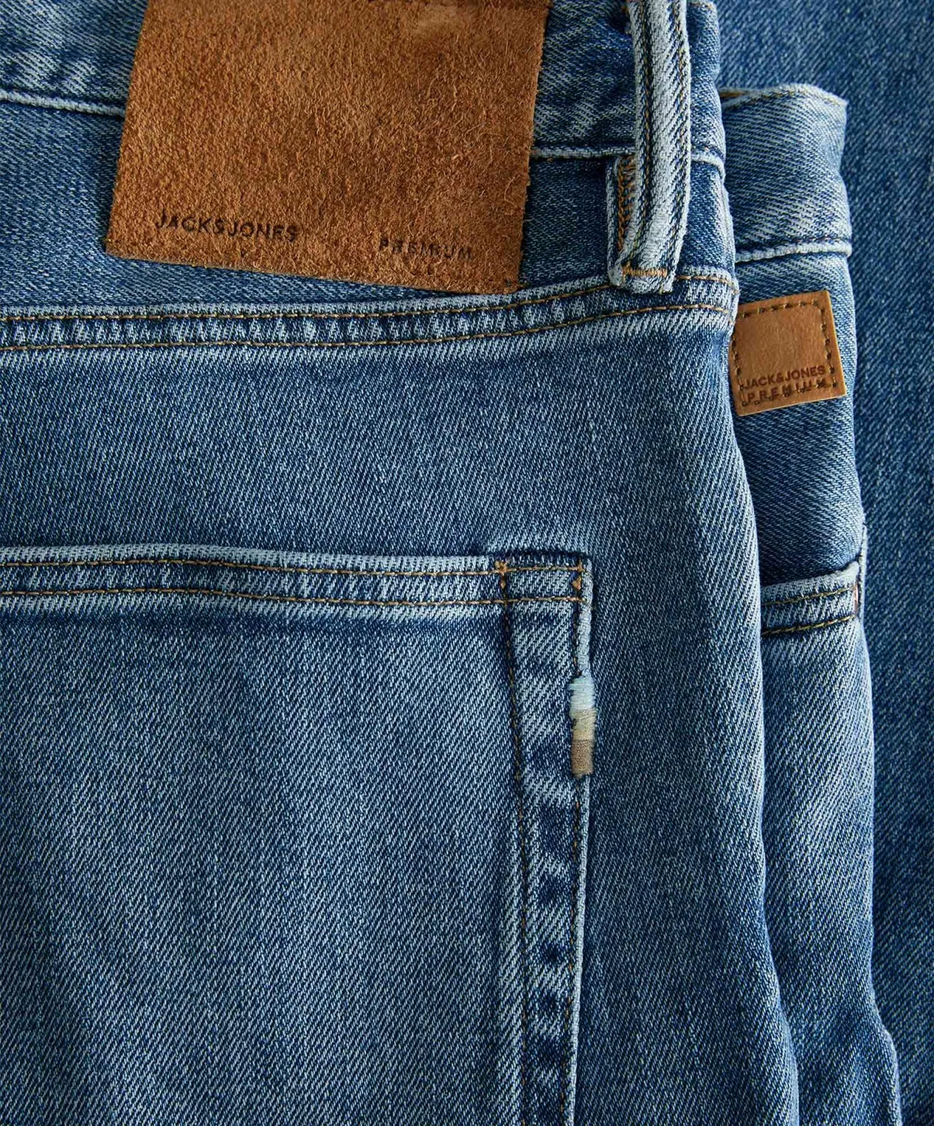 Herren Jeans Clark Premium von Jack & Jones in Blue Denim