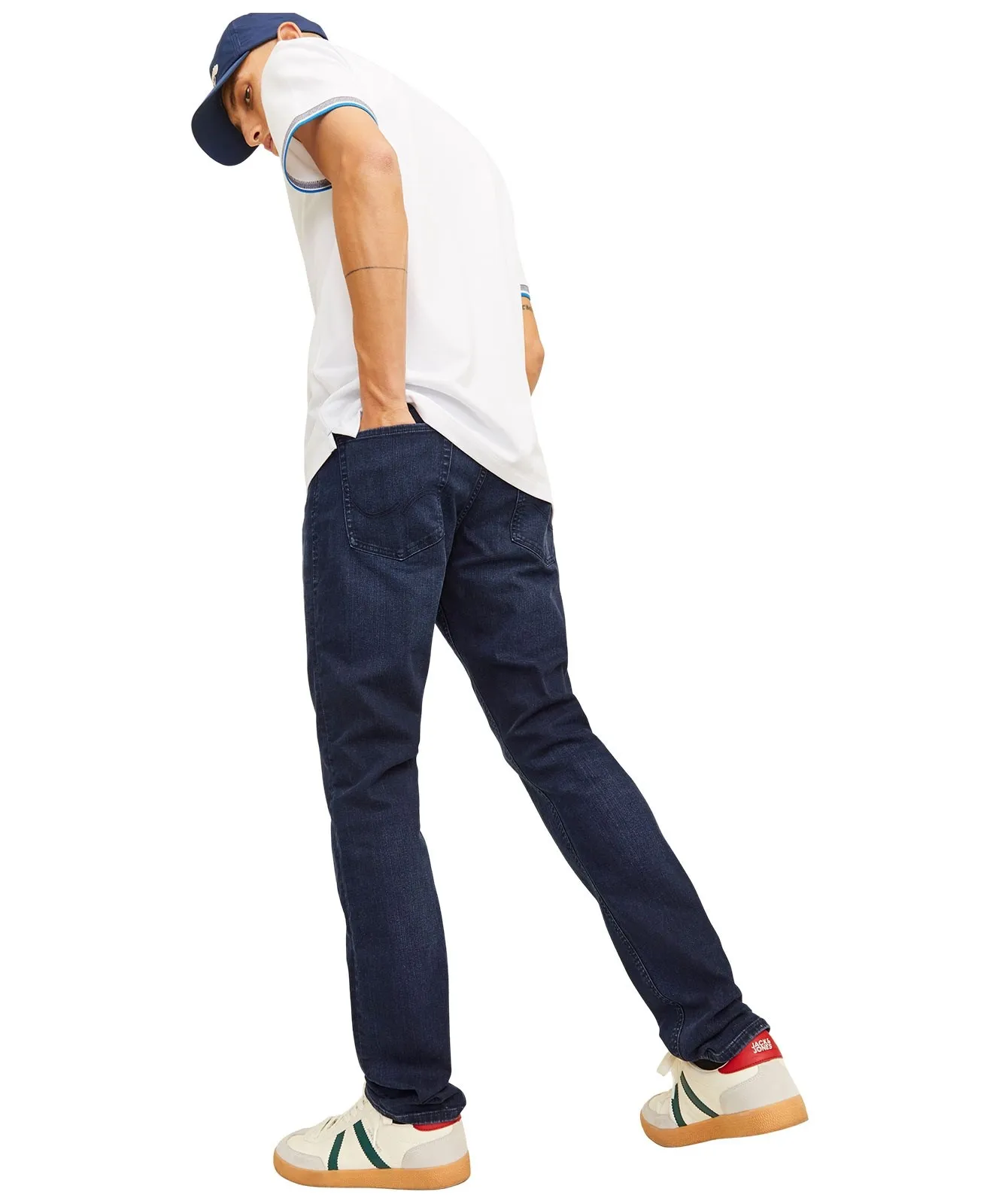 Herren Jeans Glenn Original von Jack & Jones in Blue Denim