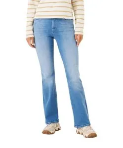 Garcia Celia Jeans Flared mit hoher Taille in Hellblau