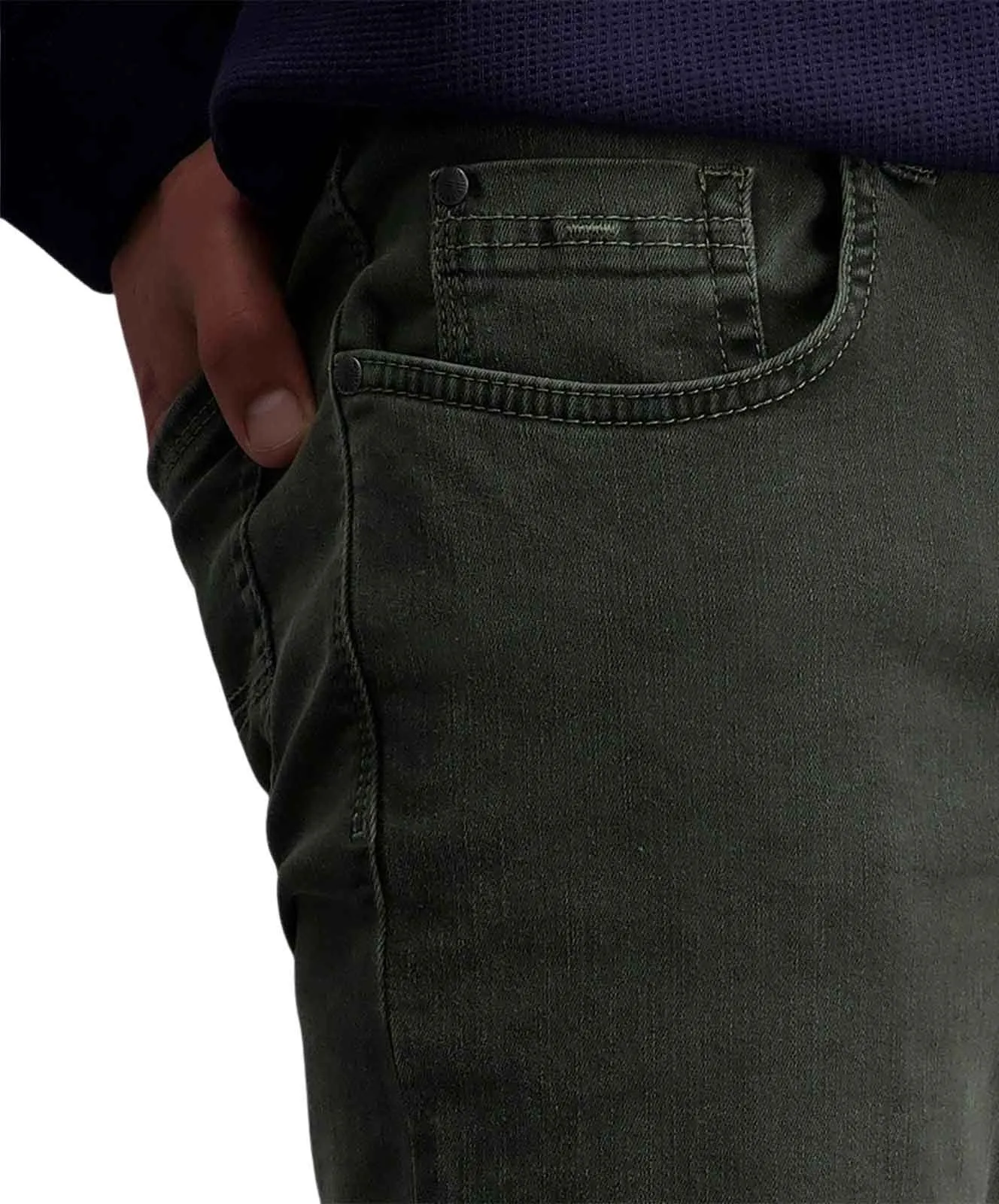 Herren Jeans Rando 1680 Megaflex von Pioneer in Jadegrün Stonewash