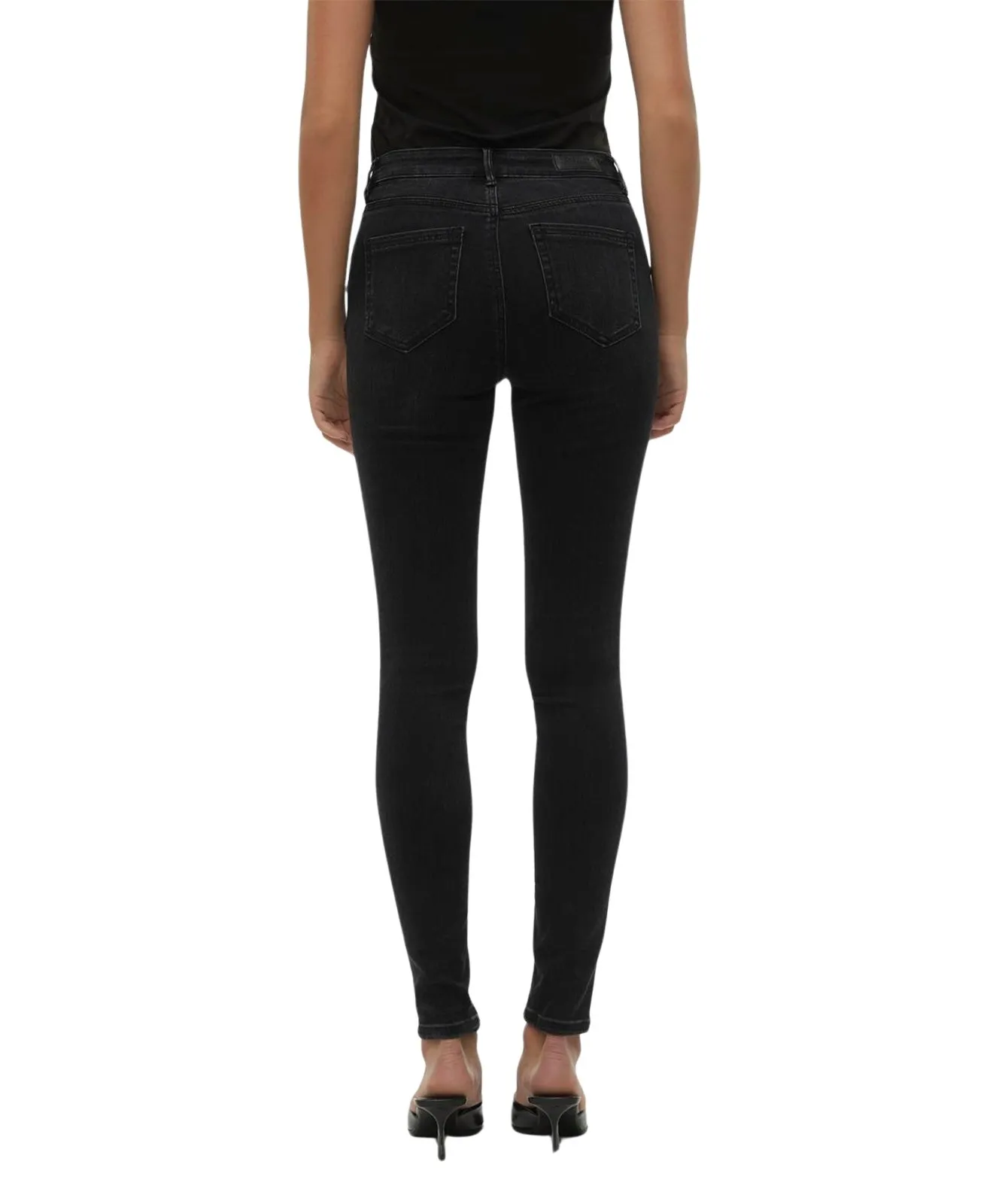 Damen Jeans Flash von Vero Moda in Black Denim
