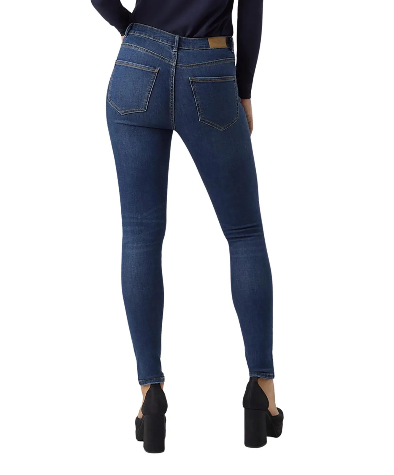 Damen Jeans Sophia von Vero Moda in Dark Blue Denim