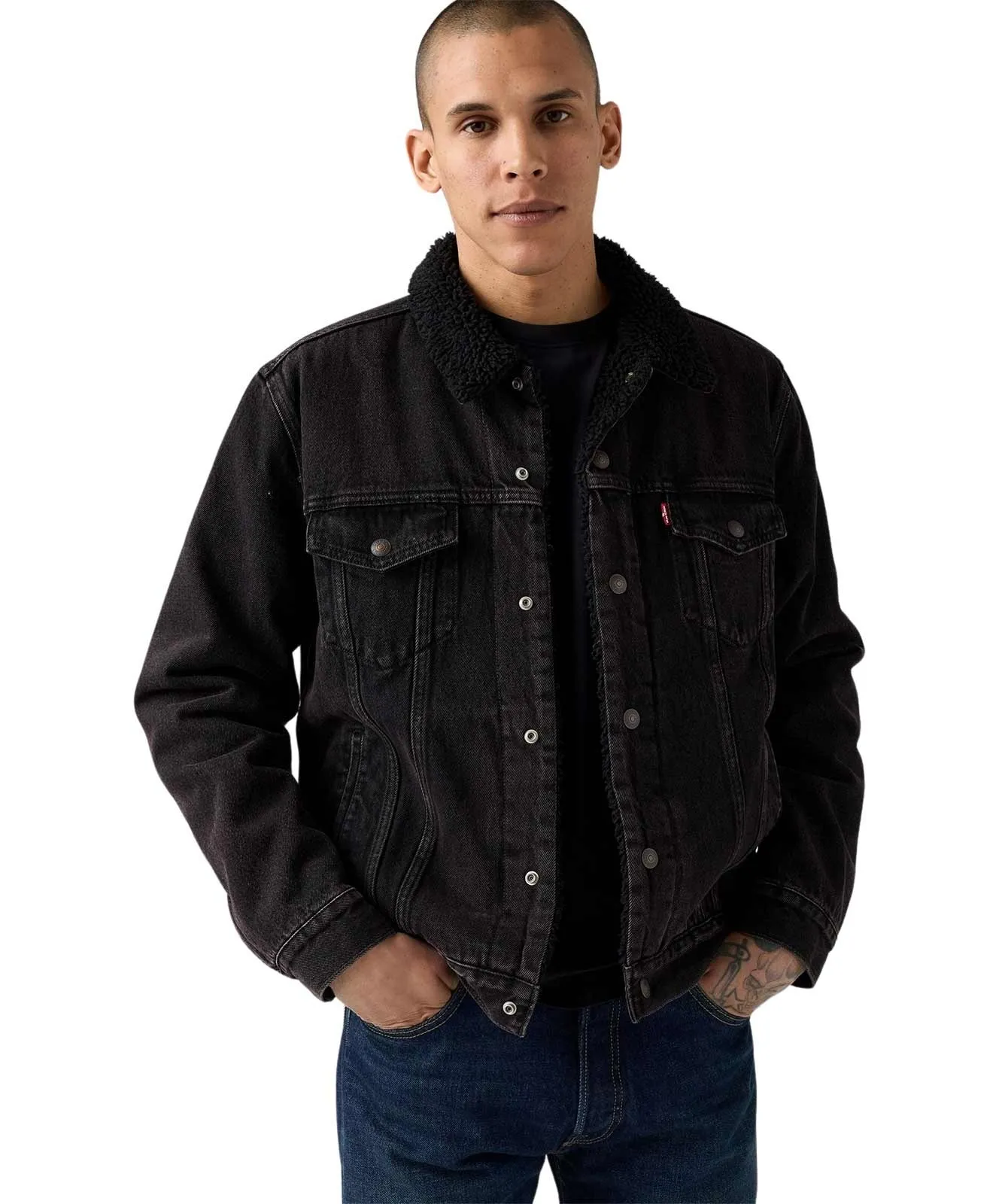 Herren Jacke Sherpa Trucker von Levis in Built To Last