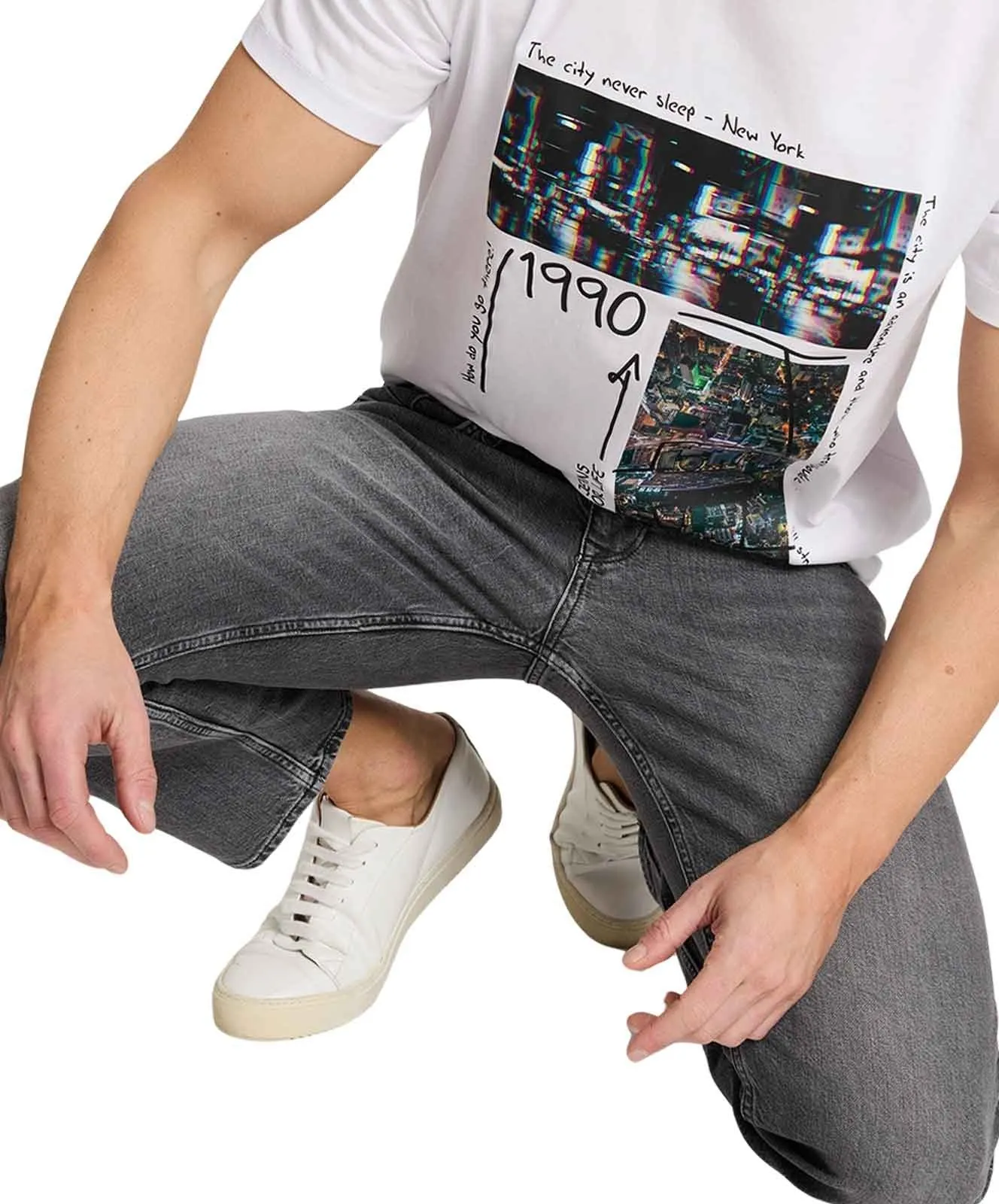 Herren Jeans Antonio von Cross in Anthrazit