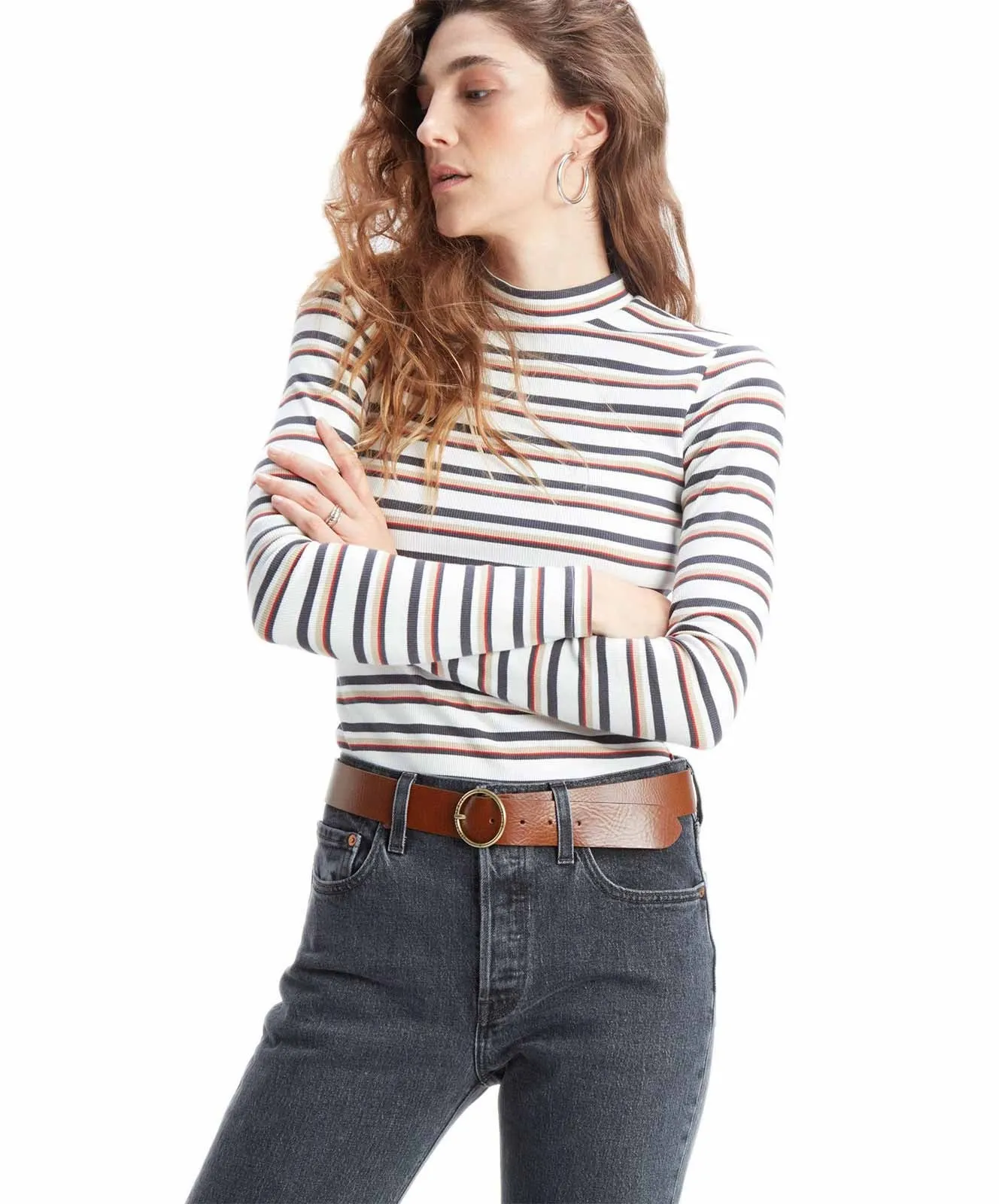 Damen Gürtel Athena von Levis in Medium Brown