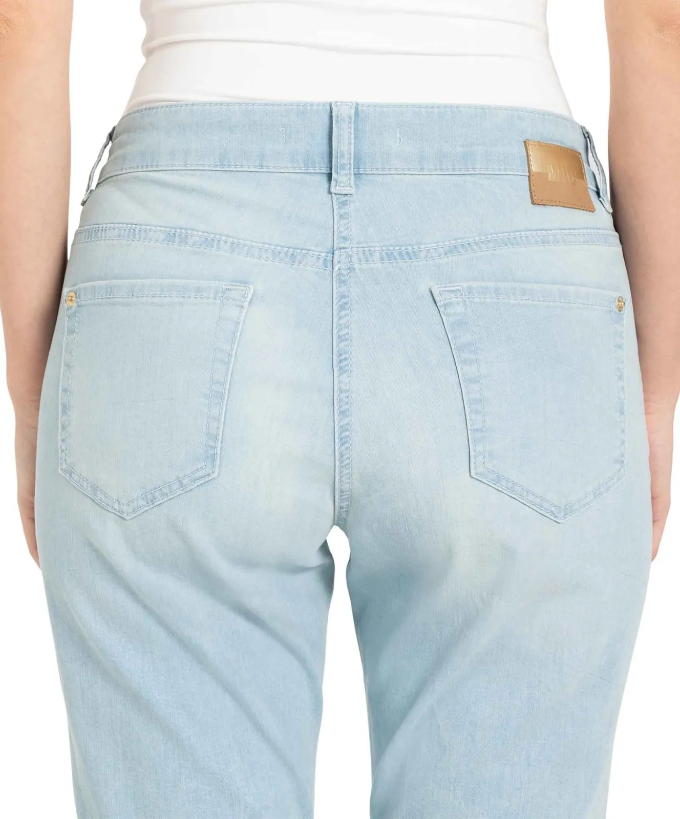 Damen Jeans Sue Relax von MAC in Authentic Light Blue Used