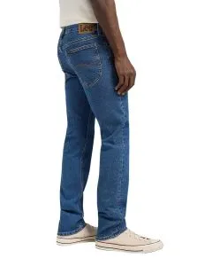 Lee Daren Zip Fly Jeans in Stone-Waschung