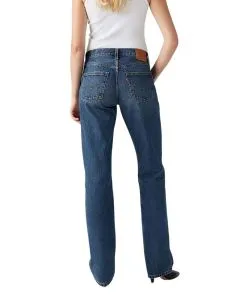 Levi's 501 90s Jeans mit geradem Bein in Mittelblau
