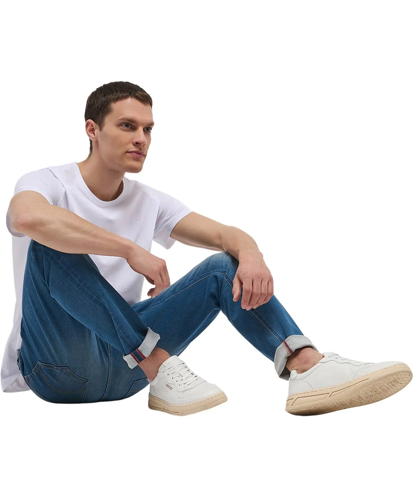Herren Jeans Oregon Slim K von Mustang in Mittelblau