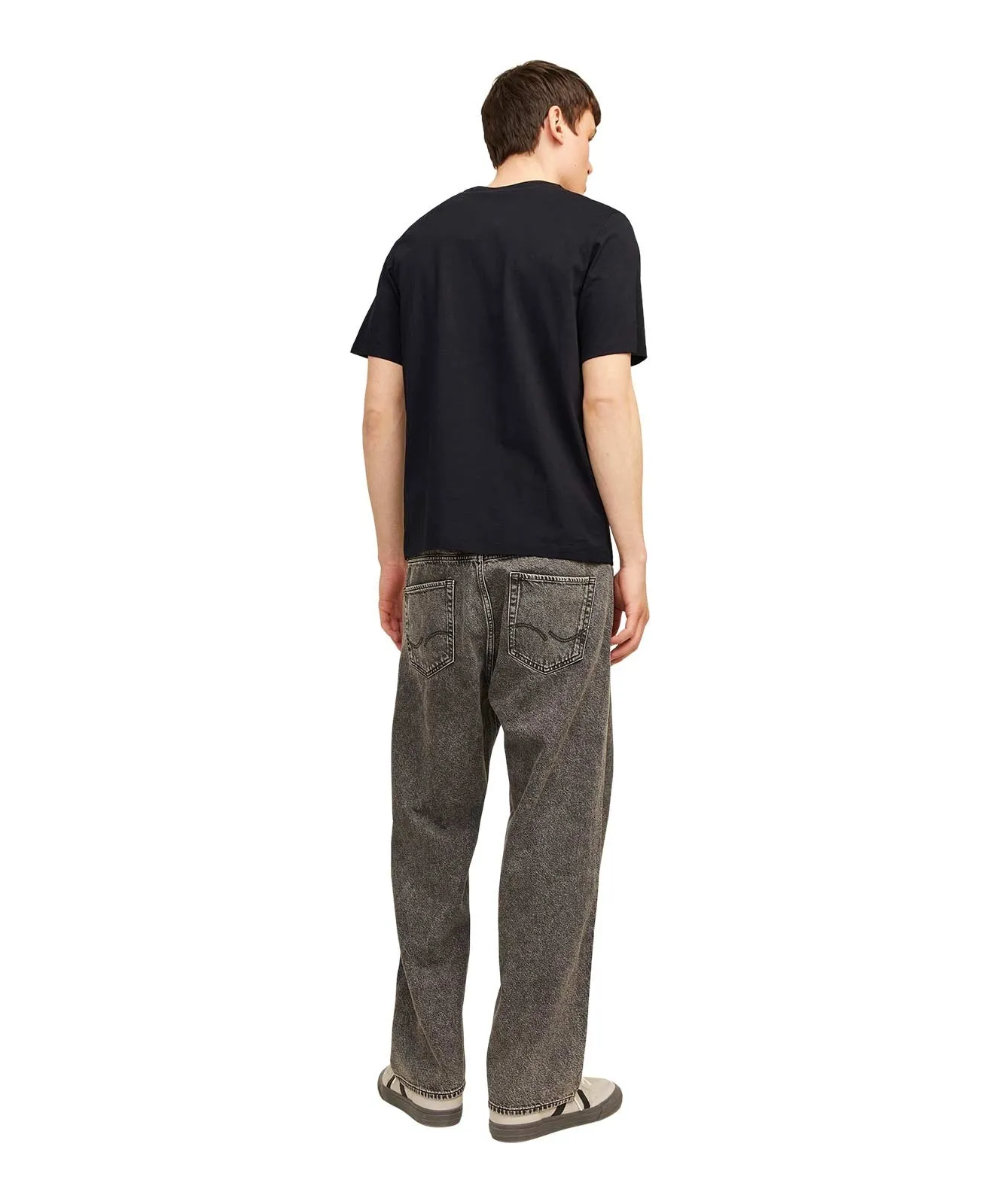 Herren Shirt Corp Logo Tee von Jack & Jones in Black PLAY 5