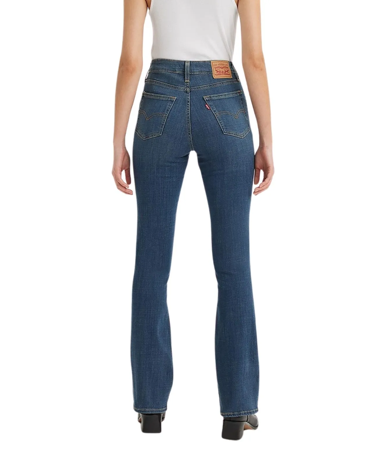 Damen Jeans 725 High Rise Bootcut  von Levis in Tore It Up