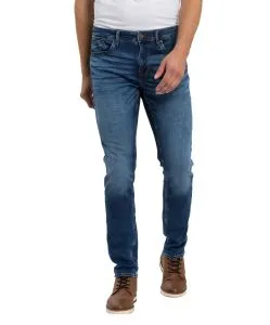 Cross Herren Jeans Tapered Jimi aus Sweat Denim