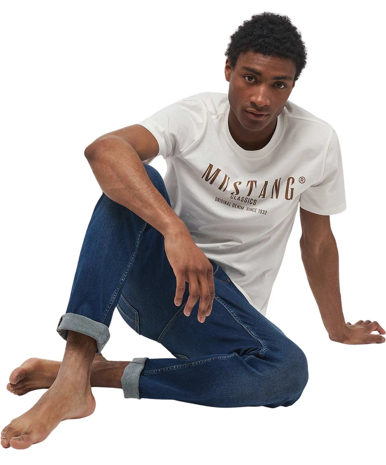 Herren Jeans Washington von Mustang in Dunkel