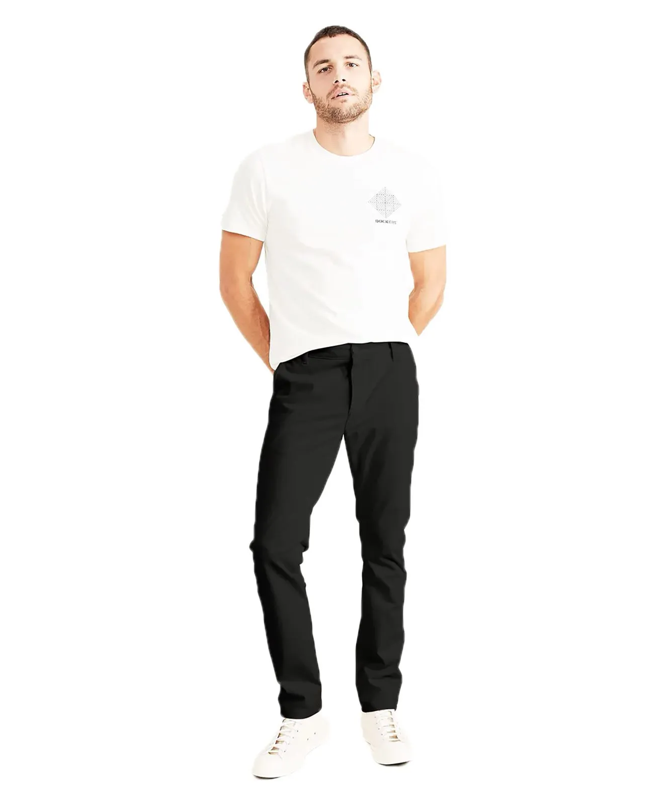 Herren Hose Alpha Khaki von Dockers in Black