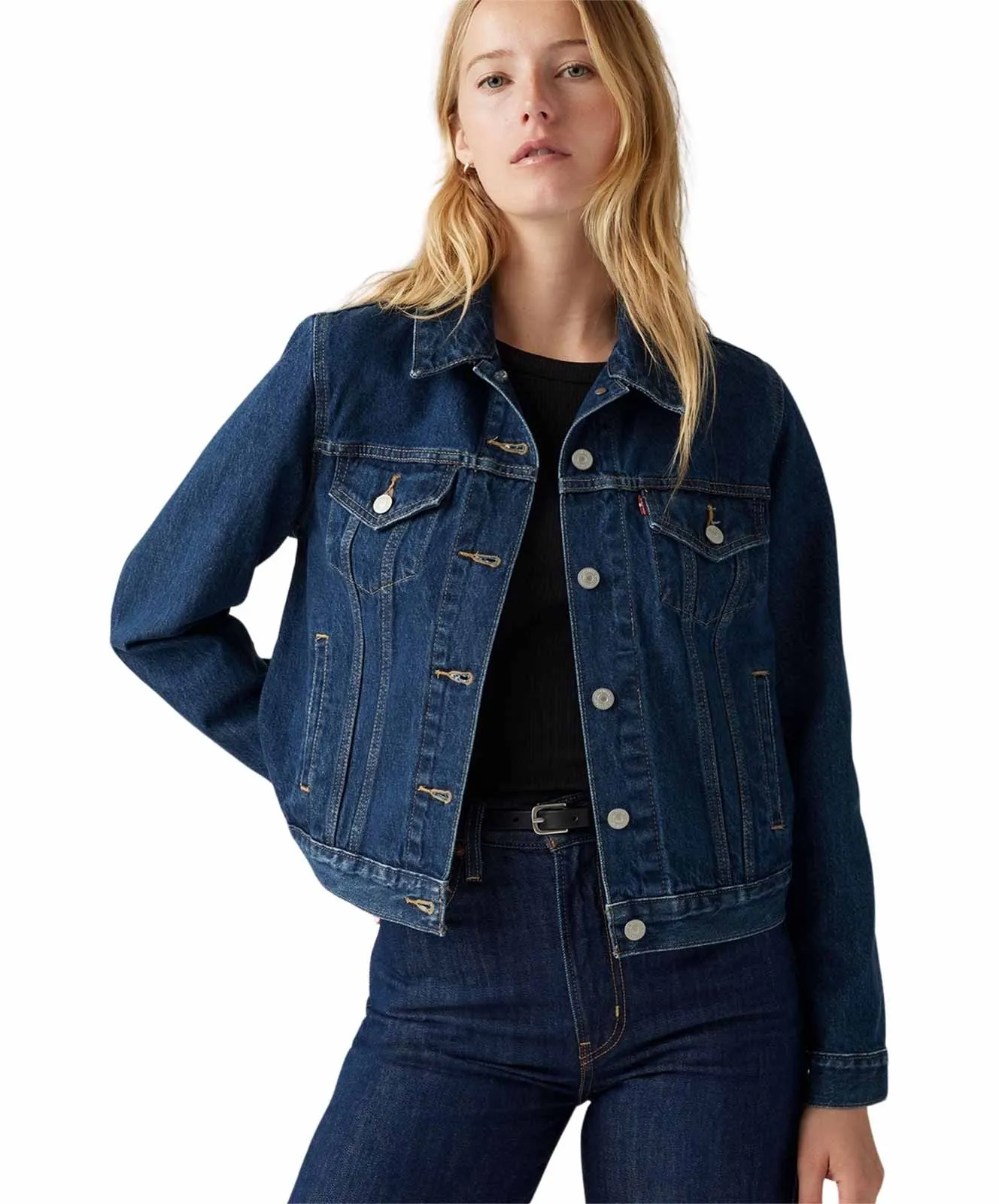 Damen Jacke Original Trucker von Levis in Authentic Blue