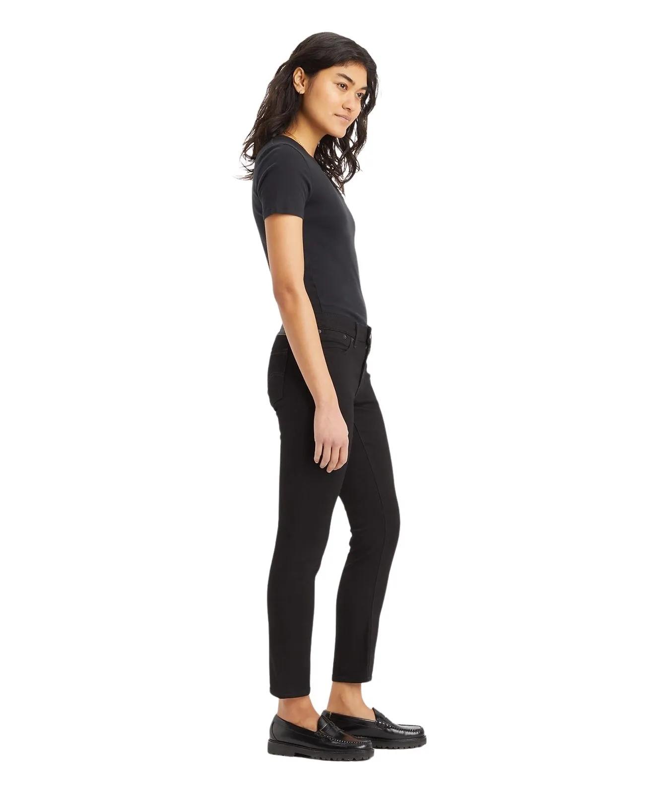 Damen Jeans 712 Slim von Levis in Midnight Gaz