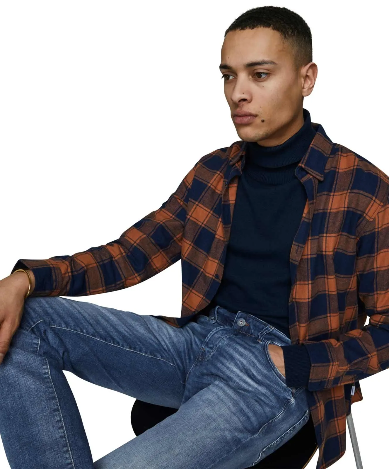 Herren Jeans Glenn Felix von Jack & Jones in Blue Denim