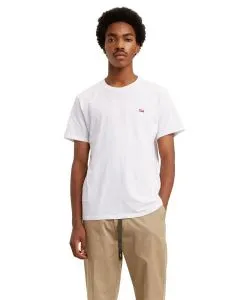 Levis Original Tee - Weißes T-Shirt aus Baumwolljersey