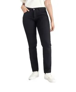 MAC Dream Jeans Straight Fit in schwarzem Black Black