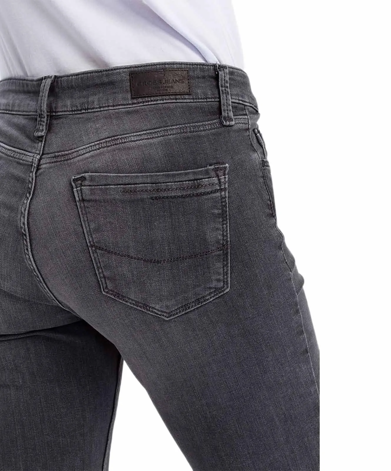Damen Jeans Anya von Cross in Dark Grey