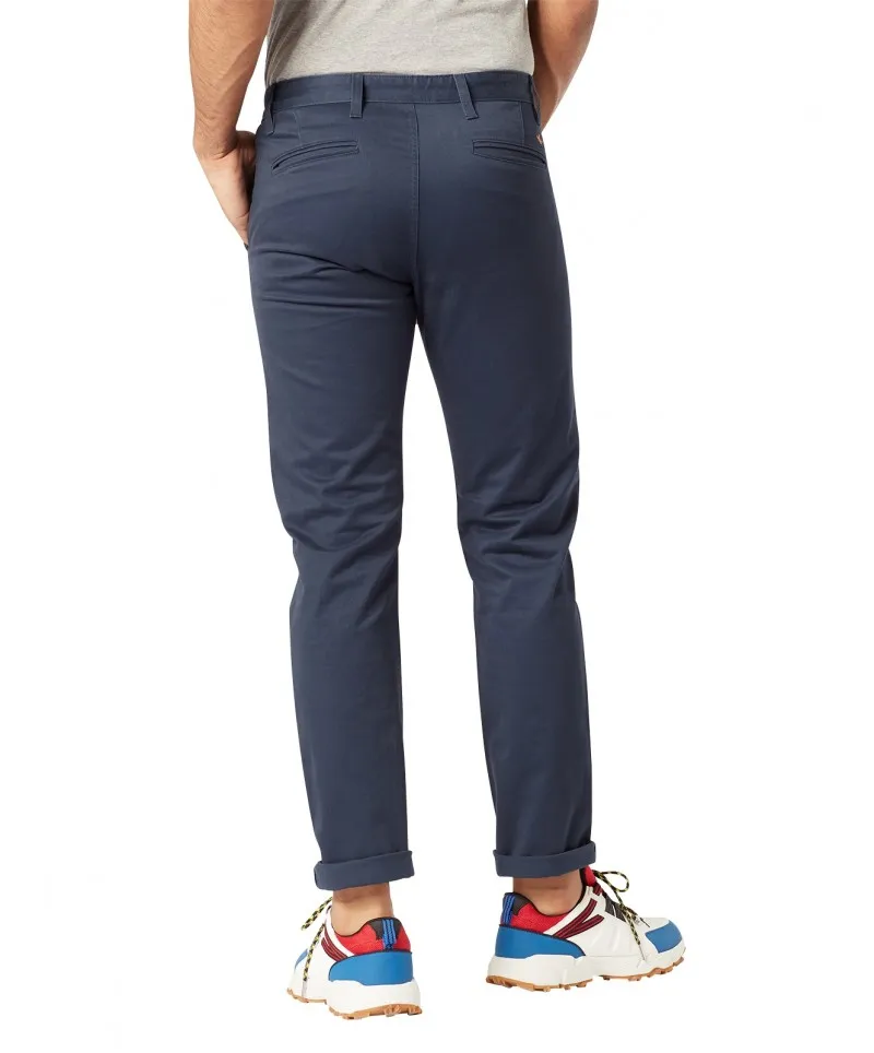 Pantaloni Uomo Dockers Alpha Original Slim - In Cotone Elastan, Taglio Slim, Cavallo 30 Pollici