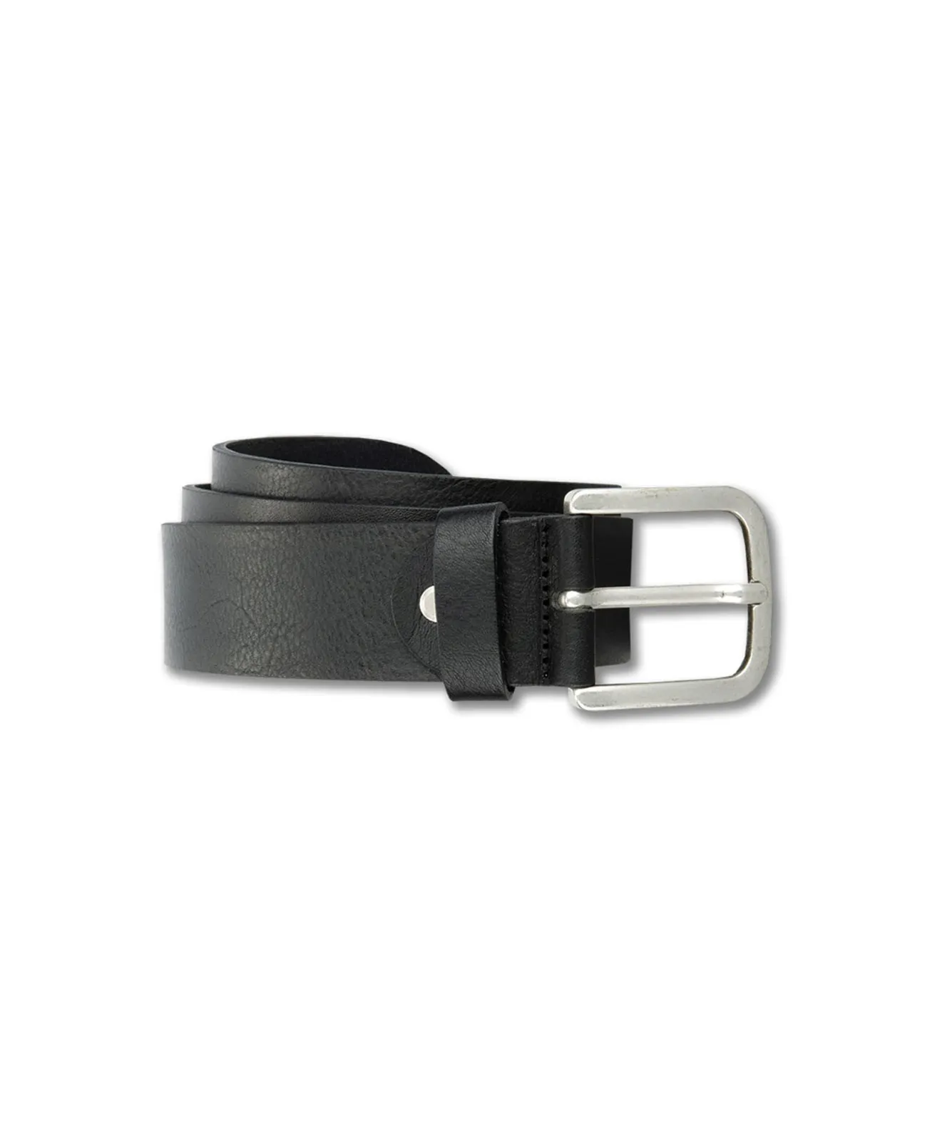 Herren Gürtel 402807 - 4cm Walkleder Gürtel von Bernd Götz in Schwarz